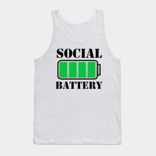 Social Battery Full Tank Top